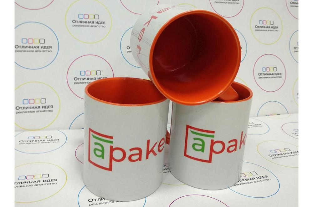 Керамическая кружка для организации Apaket.ru - реализованные проекты рекламного агентства "Отличная Идея" Керамическая кружка для организации Apaket.ru - реализованные проекты рекламного агентства "Отличная Идея"