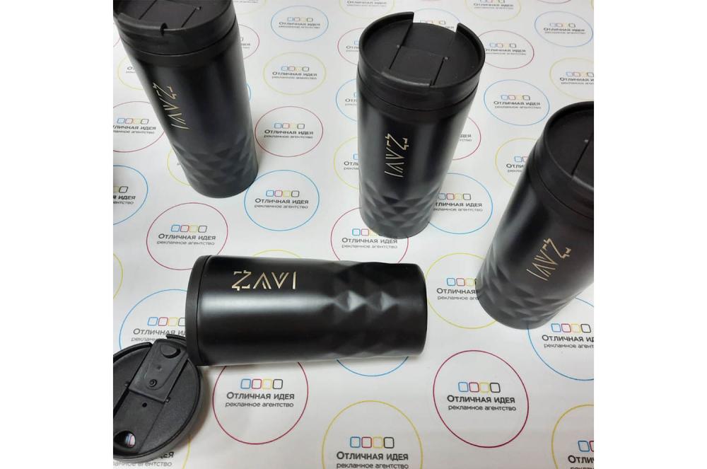 Термокружка с логотипом "ZAVI" - реализованные проекты рекламного агентства "Отличная Идея" Термокружка с логотипом "ZAVI" - реализованные проекты рекламного агентства "Отличная Идея"