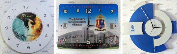 Корпоративные часы: Камаз, УМВД по Ив.обл., Феникс