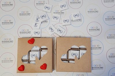 Шоколад с логотипом 