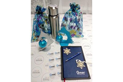 Фирменный стиль в новогоднем исполнении для Gmax