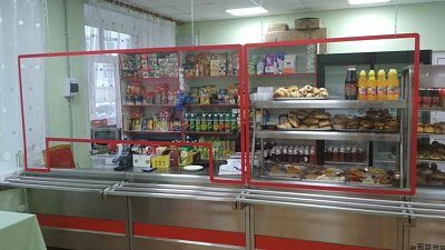 Защитный экран для магазина