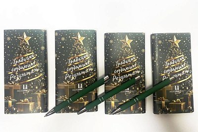 Шоколад в новогодней упаковке