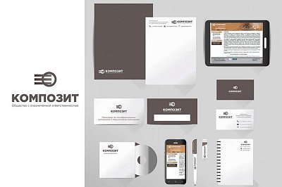 Разработка логотипа для компании "КОМПОЗИТ"