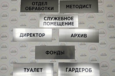 Навигационные таблички на дверь