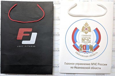 Пакеты из полилита для компании Loft Fitness и МЧС