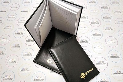 Ежедневник с логотипом для компании Фабитекс