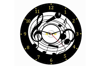 Часы настенные для Вокальной студии