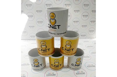 Керамическая кружка с логотипом  C.NET