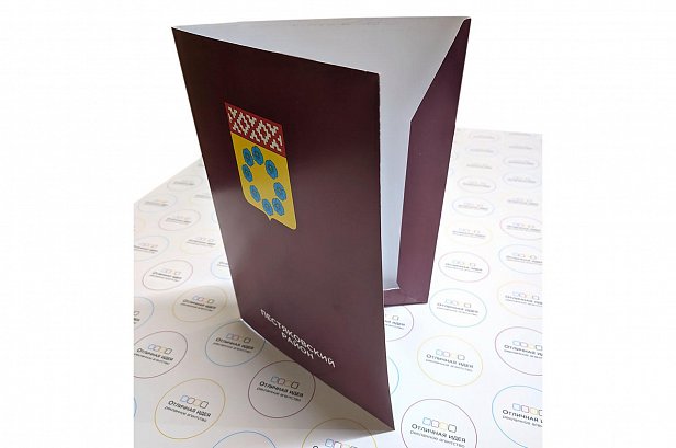 Папка для Пестяковской администрации - реализованные проекты рекламного агентства "Отличная Идея"