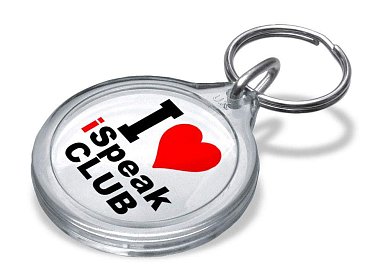 Брелок акриловый круглый