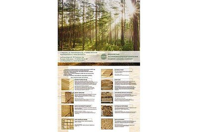 Буклет для "Ивановской Лесопромышленной компании"