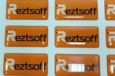 Наклейки из эпоксидной смолы для Reztsoff